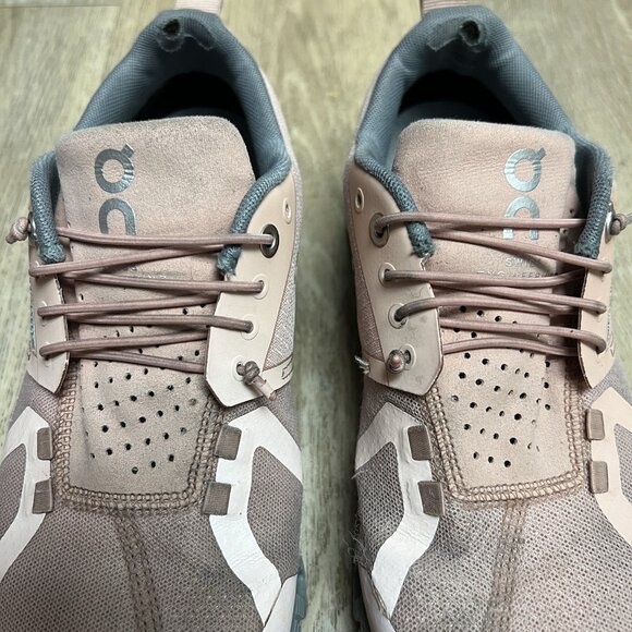 On Cloud 5 Waterproof Running Shoes Women's Sz 7.5 Rose Athletic Road Trainers - Picture 6 of 13